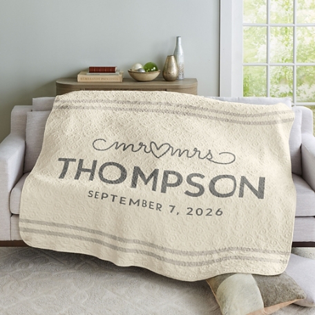 United in Love Quilted Throw