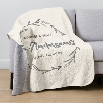 Festive Quilted Throw