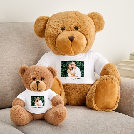 Plush Teddy Bear Gram Photo with Message T-shirt