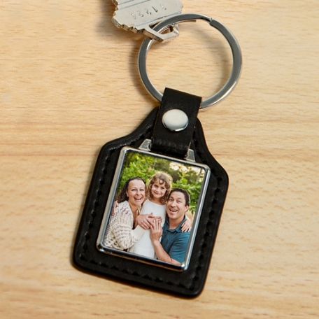 Rectangle Photo Key Chain