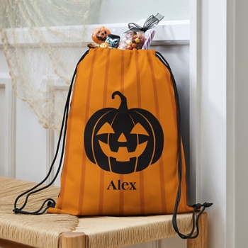 Pumpkin Drawstring Bag