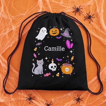 Spooky Season Drawstring Treat Bag
