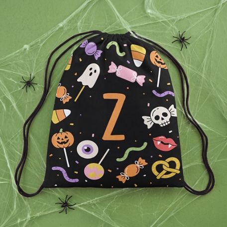 Halloween Goodies Drawstring Treat Bag