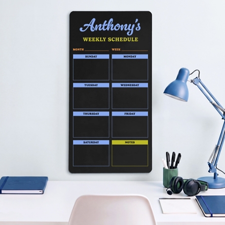 Weekly Focus Planning Chalkboard