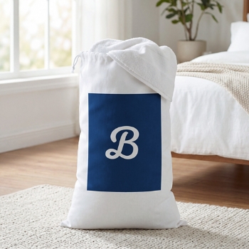 Bold Colors Monogram Laundry Bag