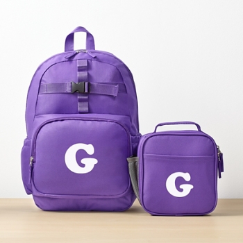 Puffy Initial Backpack Collection