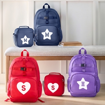 Bold Shape Monogram Backpack Collection