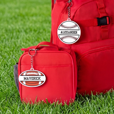 Most Valuable Player Acrylic Backpack Tag