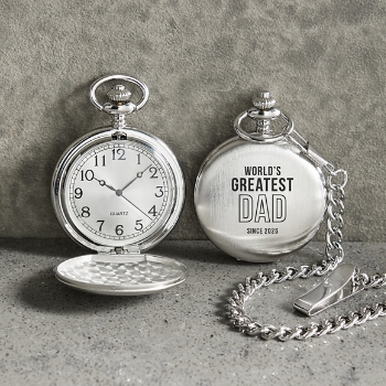 World's Greatest Dad Classic Pocket Watch