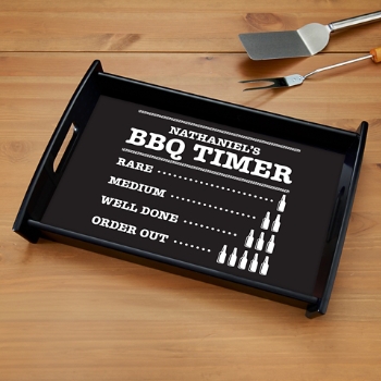 Brew & BBQ Wood Tray