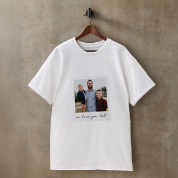 Custom Polaroid Photo T-Shirt