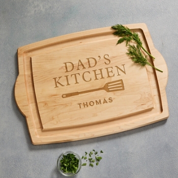 Dad's Kitchen Maple Wood Cutting Board