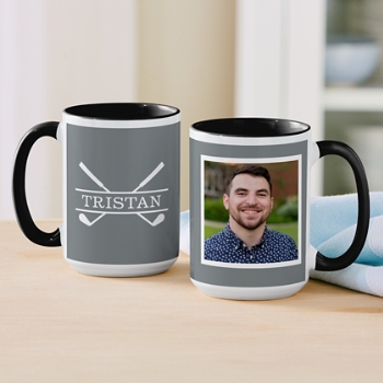 Golf Lover's Photo Mug