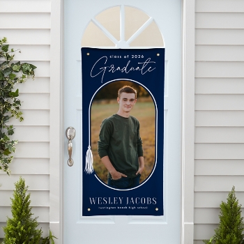 Tassel Charm Graduation Photo Banner
