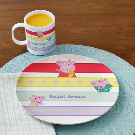Peppa Pig Playful Stripes Tableware
