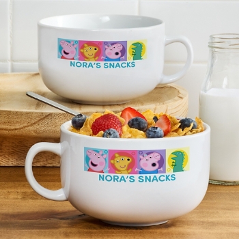 Peppa Pig and George Pig Snack Bowl
