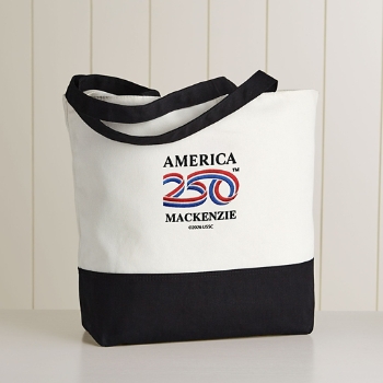 America250™ Logo Embroidered Tote Bag