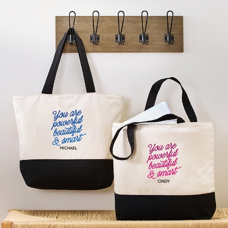 You Are Powerful Zippered Tote Bag