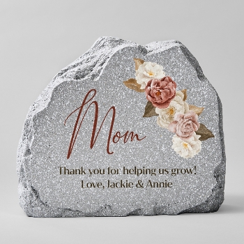 Thank You Mom Standing Garden Stone