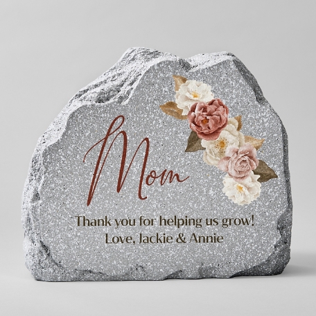 Thank You Mom Standing Garden Stone