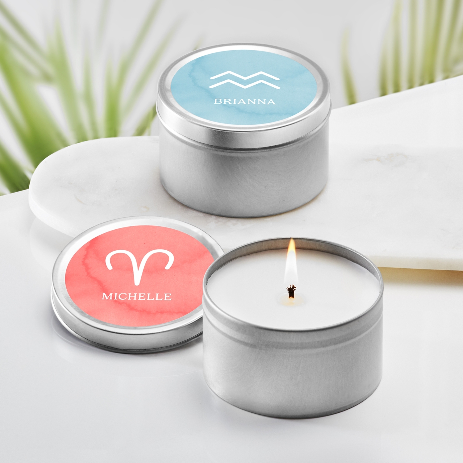 Astrological Sign Canister Candle
