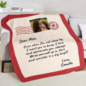 Special Delivery Photo Plush Blanket