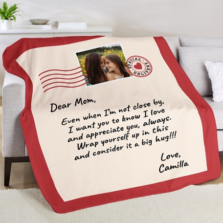 Special Delivery Photo Plush Blanket