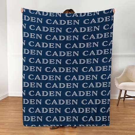 Academy Name Plush Blanket