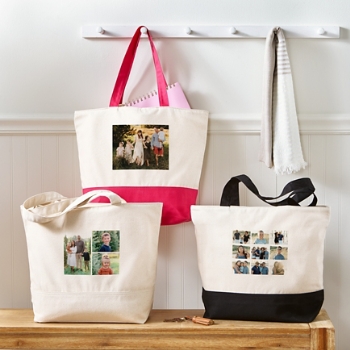 Photo Gallery Zippered Tote Bag
