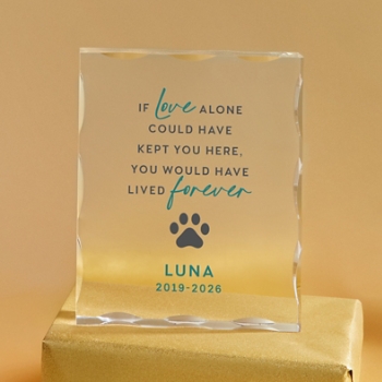 Cherished Pet Acrylic Block