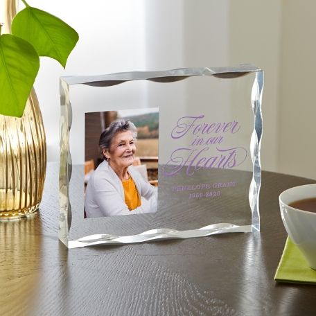 Forever in Our Hearts Photo Acrylic Block