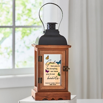 God Has You... Memorial Lantern
