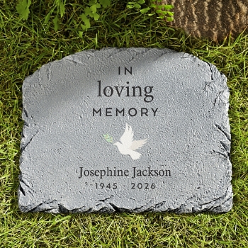 In Loving Memory Arched Garden Stone
