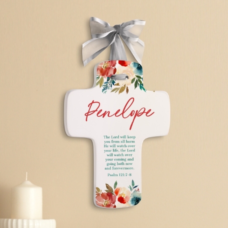 Lord Watch Over Me Keepsake Cross