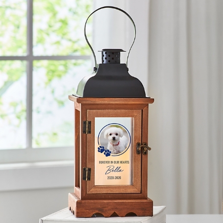 Pet Remembrance Photo Memorial Lantern