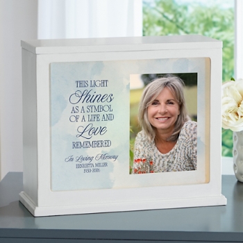 This Light Shines Memorial Photo Accent Light