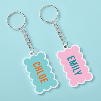 Bold And Bright Name Acrylic Keychain
