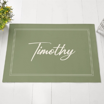 Classic Name Oversized Mat