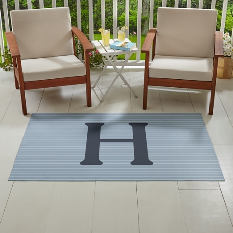 Horizontal Stripes Oversized Mat
