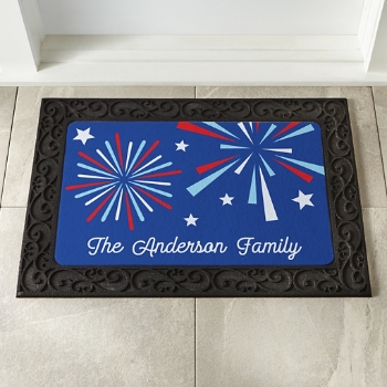 Firework Stars Doormat