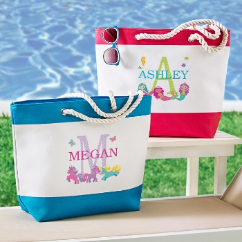 My Own Name Nautical Beach Bag