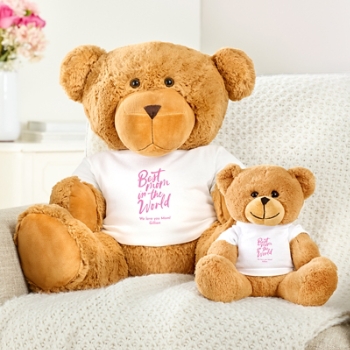 Plush Teddy Bear Gram Best Mom in the World T-Shirt