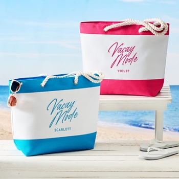 Nautical Vacation Beach Bag