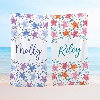 Sea Turtles Beach Towel