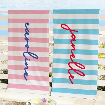 Simple Stripes Beach Towel