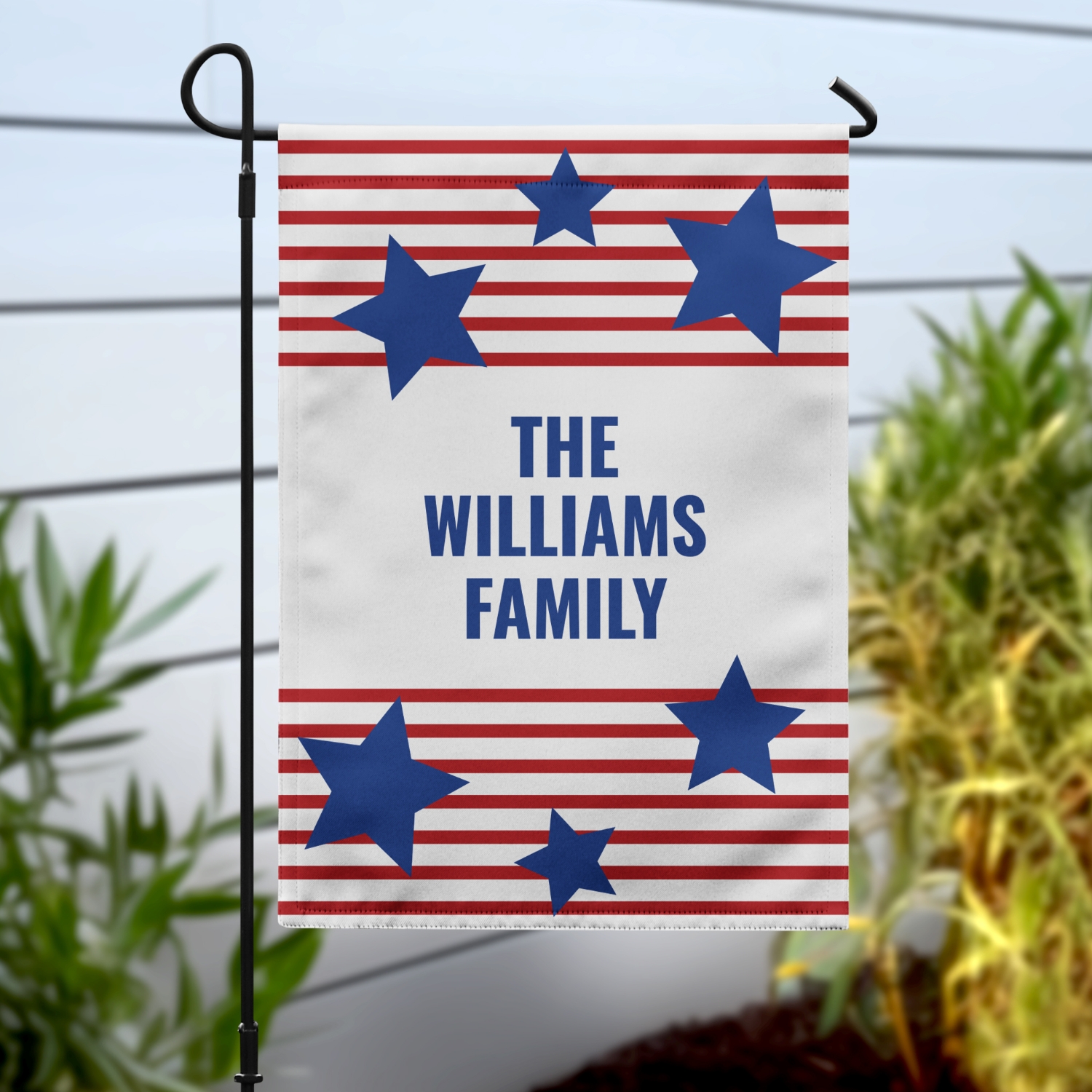 Patriotic Stars  Garden Flag