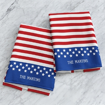 Stars and stripes Kitchen Towel
