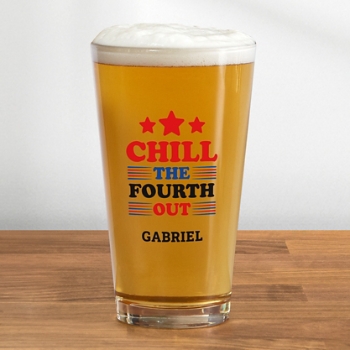 Chill Stars Pint Beer Glass