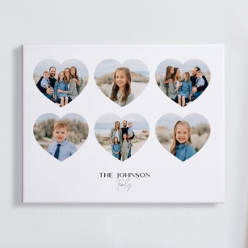Heartfelt Moments Photo Collage Canvas