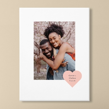 Our Love Story Photo Canvas